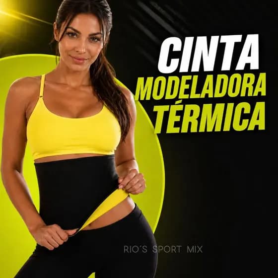 Cinta Redutora Modeladora de Medidas  Abdominal Cintura Unissex Queima Gordura