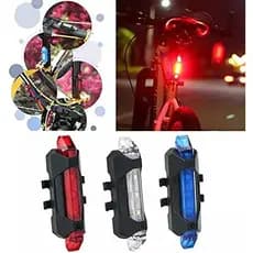 Lanterna USB Bike Led Recarregável Forte Sinalizador Bicicleta Traseira Forte Ciclista Ciclismo
