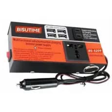 Inversor De Potência Para Carro ANP 200W Pico DC 12V/24V A 110V/220V Viagem Do Conversor 6 USB
