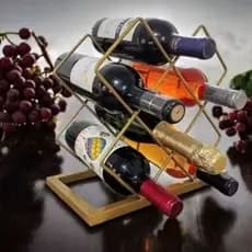 adega suporte organizador para vinho com base inferior reforçada