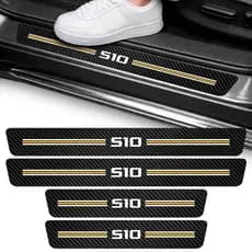 Kit S10 Soleira Vinil S-10 Adesivo Automotivo Protetor Picape Portas