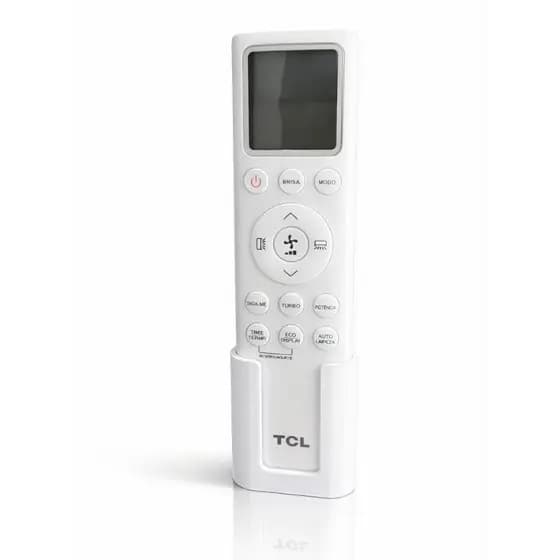 Suporte Base Porta Controle Encaixe Controle Tcl Gykq-86e+ Ar Condicionado Suporte Parede Branco