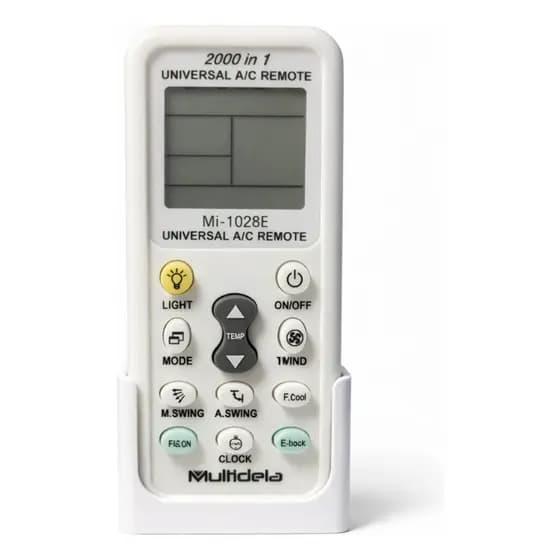 Suporte Base Porta Controle Encaixe Controle Mi1028 Ar Condicionado Suporte Parede Branco