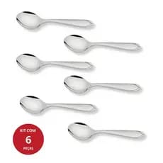 Kit 06 Colher Chá Em Inox Laguna Original - Tramontina (63906/070)