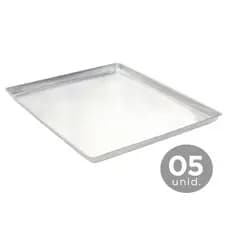 Kit 5 Assadeiras Alumínio 58x70 Lisa (Alta) Ref.5809 - Imeca