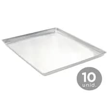 Kit 10 Assadeiras Alumínio 58x70 Lisa (Alta) Ref.5809 - Imeca