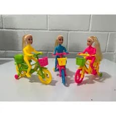 Boneca Na Bicicleta A Corda BRINQUEDO Presente Barato Menina