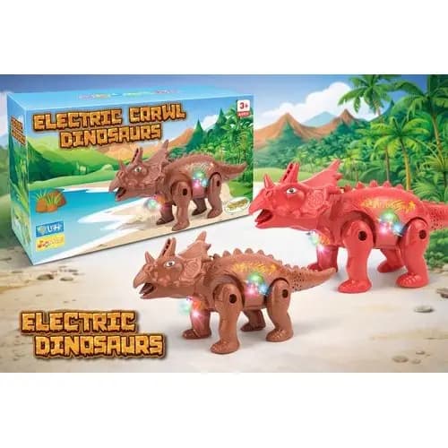 Brinquedo Dinossauro Eletronico Luz Colorida Som Movimento Interativo Infantil Imaginação Presente Divertido