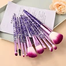 Kit 5 Pincéis para Maquiagem  Produto de excelente qualidade, com Cerdas Sintéticas Super macias