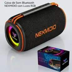 Portátil Caixa De Som Bluetooth Resistente a Água Com Alto Falante Duplo e Luz RGB Caixa De Som Com MD-B01