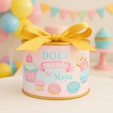 KIT TUBOLATA PERSONALIZADA – DOCE MUNDO 🍭🍰🌈