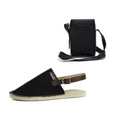 KIT MULI + BAG PROMOÇAO DIA DAS MAES UNISEX SAPATILHA PRESENTE ALPARGATA HAVAI BORRACHA REGULAGEM