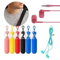 Fone de Ouvido com Fio P2 e Estojo Protetor Design Leve Ergonômico Reforçado Cabo 123 cm Som Nítido