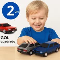 Carro Gol Quadrado Miniatura Brinquedo Infantil