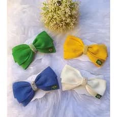 Laço do Brasil, laços da copa, laços infantis, laço verde, laço amarelo, laço azul, laço branco,