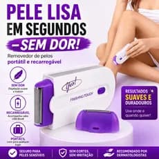 Depilador Elétrico Feminino Removedor de Pelos Sem Dor Recarregável Bivolt Finishing Touch