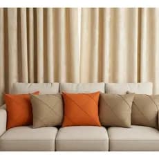 Kit 6 Capas de Almofadas Suede Drapeada 45x45