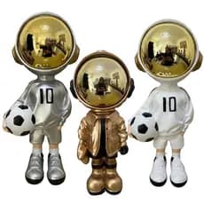 Escultura de Astronauta em Resina – Decoração Moderna e Criativa Estátua Astronauta
