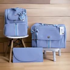 Kit 3 Peças Bolsas Maternidade Tipo Mala Bebê Menina Menino Conjunto Bolsa Unissex