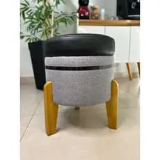 Puff Max Luxor Elegância para o seu Ambiente Sala Rall Closset