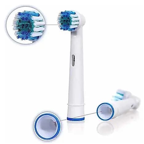 Kit Com  Refil Compatível Escova Elétrica  Cor Branco cabeça para escova eletrica envio imediato
