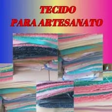 1 kilo de retalhos de tecidos lisos para artesanato - patchwork -  menor preço