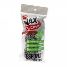 KIT 3 ESPONJAS AÇO INOX CLINK