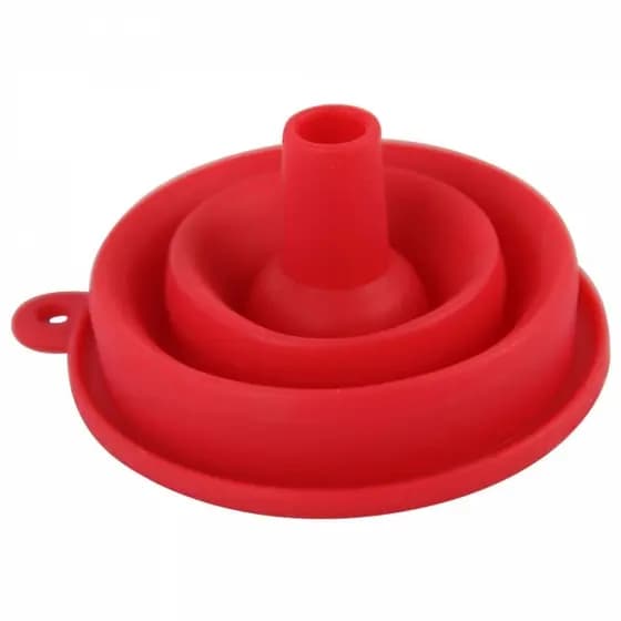 Funil Retrátil De Silicone Dobrável Casa e Cozinha 8,5x3,5cm Clink