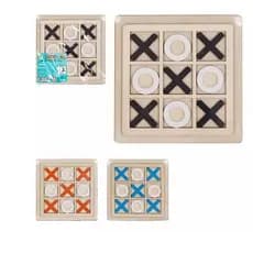 Jogo Da Velha Caixa Tabuleiro De Madeira De 14cm