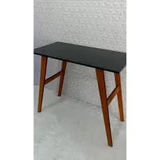 Mesa Escrivaninha Para Estudo Home Office Multiuso em MDF Preto