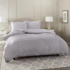 Kit Capa De Edredom King Normal 400 Fios Luxo 2,50 X 2,70 Com Zíper + 2 Fronhas Com Abas Duvet Acetinado