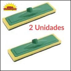 Rodo Abrasivo,Esponja Limpa Piso E Azulejo, 2 Unidades, Sem Cabo!