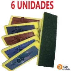 Kit 6 Unidades de Lava Azulejo, Rodo Abrasivo rodo de limpeza O MELHOR!