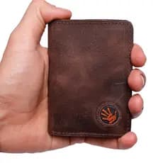 Carteira de couro masculina  pequena porta cartão envio imediato