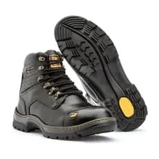 Bota Coturno Trilha Caterpillar Original Couro Legitimo