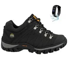 Bota Caterpillar Adventure Cano Curto + Relogio Palmilha Gel