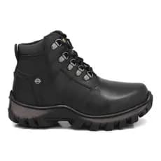 Bota Caterpillar Coturnos 100% Em Couro Legitimo Colada E Costurada