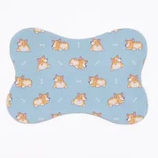 Tapete Para Cachorro Cão e Gato Pet Comedouro Osso 44 cm x 30 cm Tapetinho