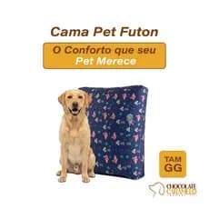 Cama Pet Ultra Confortável com Zíper e Lavável para Cachorro e Gato Extra Grande Tamanho GG