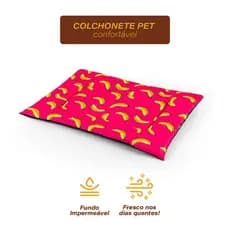 Colchonete Caminha Pet Fofinho Macio para cães e gatos 65 cm x 45 cm  Cama para Cachorro e Gato
