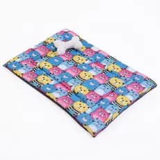 Kit Cama para cachorro Ossinho Pelucia 45 cm x 65 cm Colchonete Pet Versatil Caes Gatos