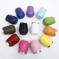 Cuia termica 350ml com tampa em acrílico , copo termico para bebidas , cuia termica para chimarrão ou tereré