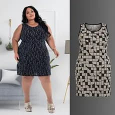 Vestido Casual Liganete Cavado Plus Size Frescor e Elegância para o Dia a Dia