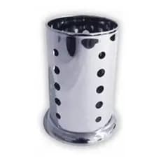 Escorredor Porta Talheres Inox Vazado Pia Cozinha Garfo Faca