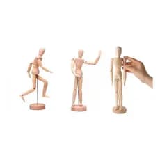 Boneco Articulável Mini Manequim Para Modelagem E Desenho