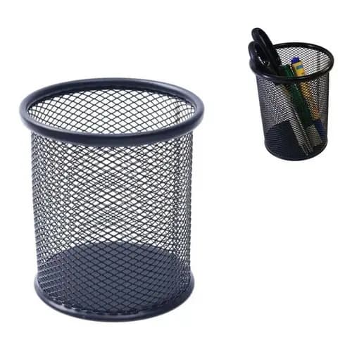 Organizador De Mesa Porta Caneta De Metal
