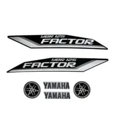 Faixa Adesivo Completo Ybr Factor 125 2011 Vermelha