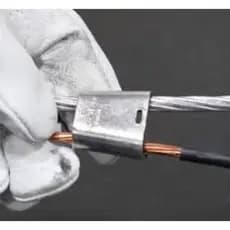 Conector Tipo 2 Cabo de Aço Grampo Fixador Cabo Aço Reforçado