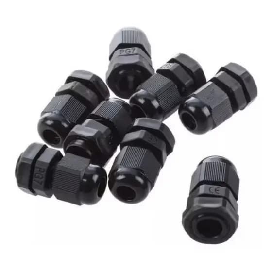Prensa Cabo Nylon 1/2 BSP Rosca  Vedação IP68 - Kits 1 a 10 Un 3/4