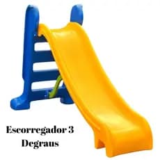 Escorregador Rotomoldado com 3 Degraus